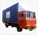 Ashoka Leyland model 1613 of 32’ container
